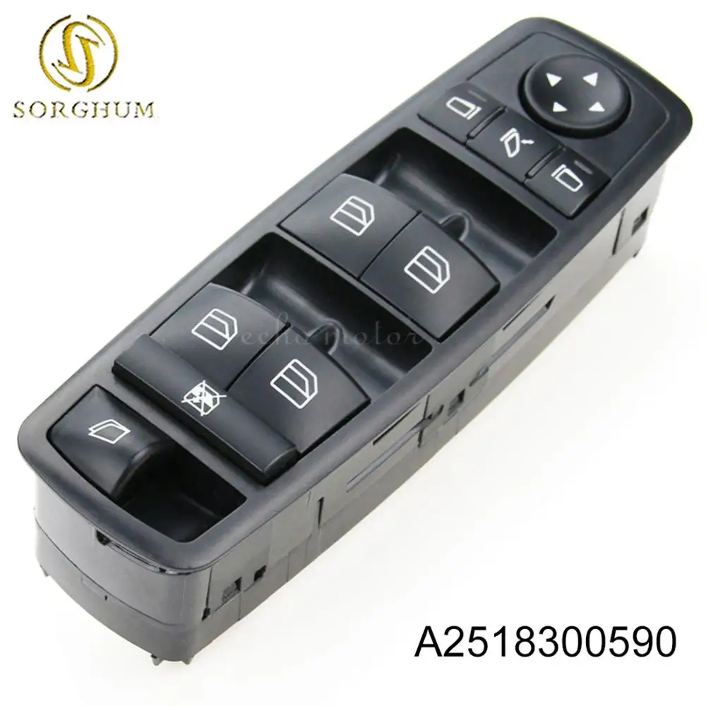 

A2518300590 Master Switch For Mercedes-Benz GL R Class W251 Front Left Door Window Mirror Master Switch