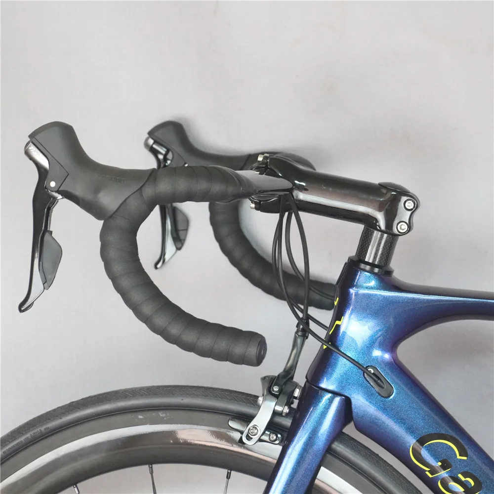 Хамелеон краска полное Велосипедное углеродное волокно 700c дорожный велосипед 20 Скорость полный Bicicleta принимается SHIMAO тормоз-470