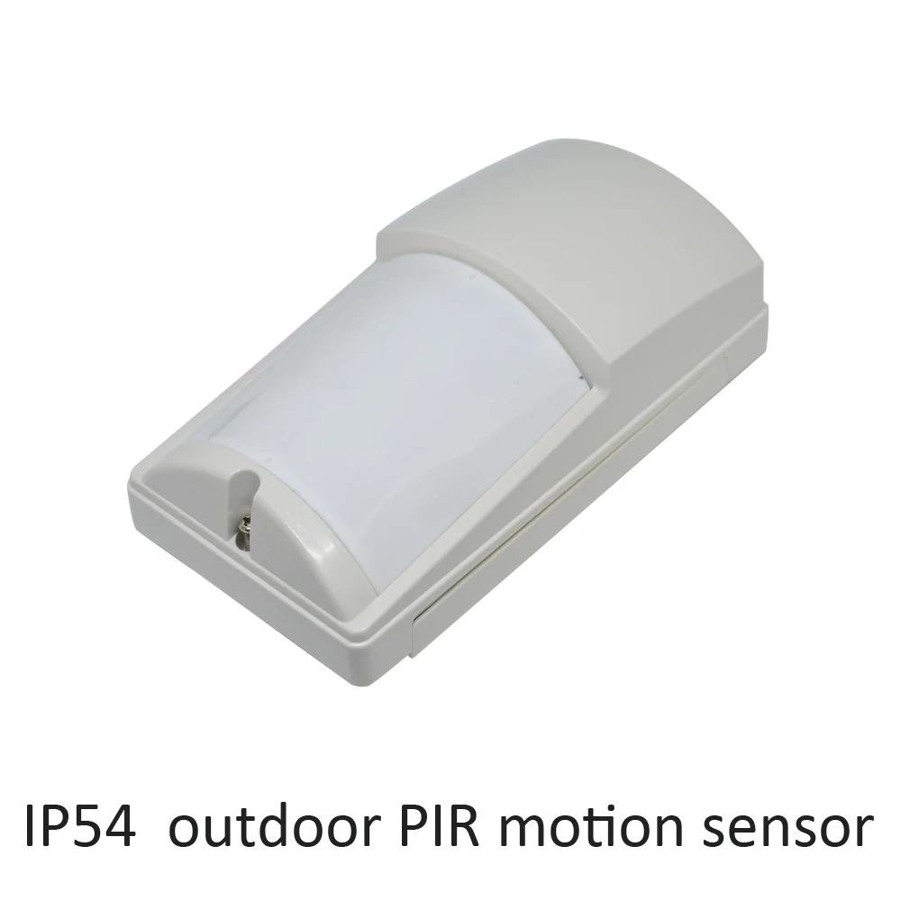 IP54 Security Home Waterproof Outdoor Infrared Detector PIR Motion Sensor Pet Immunity LX402 NC NO Signal Output Optional