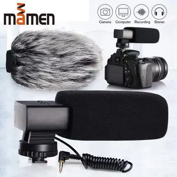 

Video Recording Stereo Camcorder Microphone Aluminum Super-cardioid MIC For Camera/Phone Microphone For Canon Nikon Sony DSLR DV