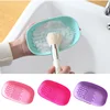 Silicone Brush Cleaner Cosmetic Make Up Washing Brush Gel Cleaning Mat Foundation Makeup Brush Cleaner Pad Tool 2022 ► Photo 1/6