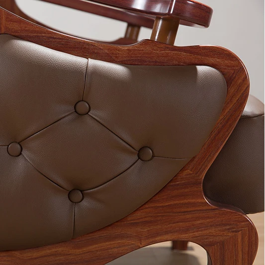U-shaped environmental simulation leather sofa Modern Antique living room sofas High-quality rebound sponge elegant furniture