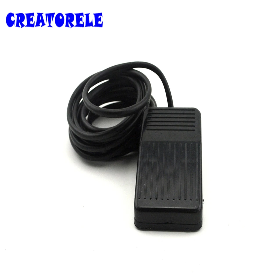 

Foot switch the length of the line 3 meters high frequency 50-60Hz factory direct USB plastic new black wired heavy duty medical