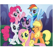 3D Filz DIY Diamant-stickerei Diamant Mosaik Beadwork Stricken Kits Für Stickerei Cartoon Pony Diamant Malerei