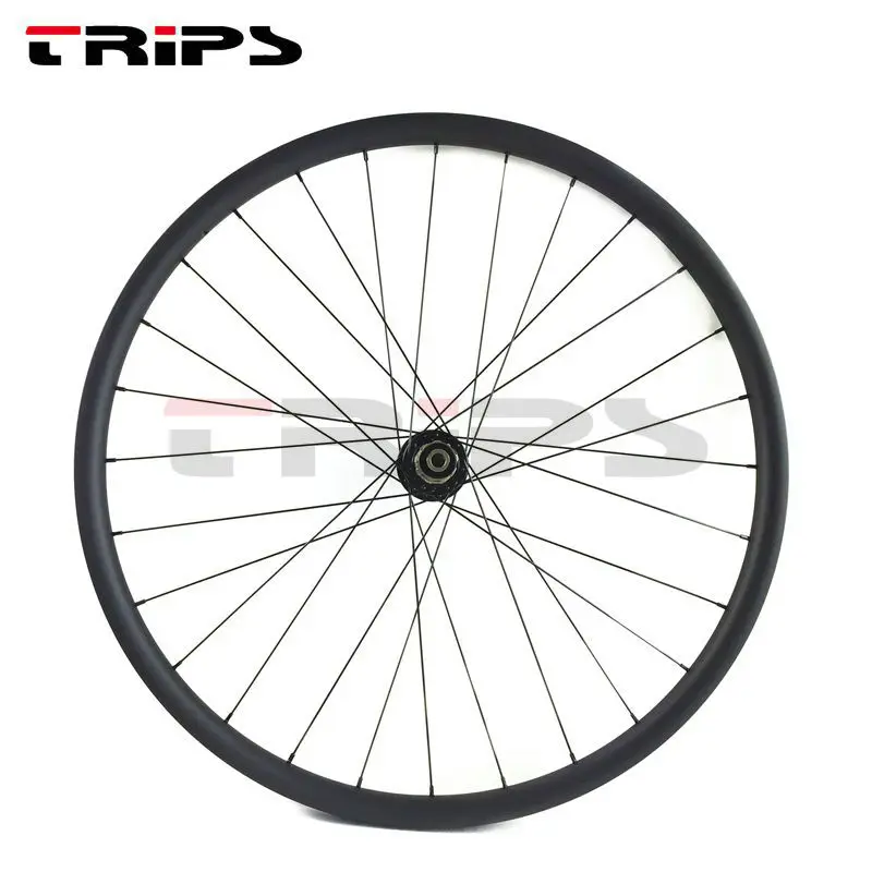 Sale TRIPS carbon wheels clincher 36mm hookless 29er mountain bike carbon wheels 29 tubuless AM carbon fiber mtb bicycle wheelse disc 5