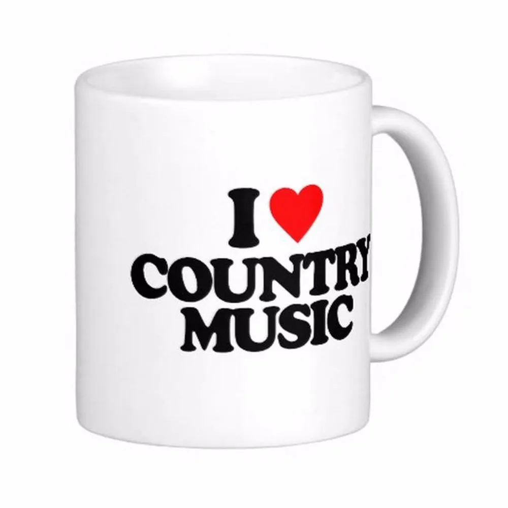 I Love Country Music White Coffee Mugs Tea Mug Customize Gift By LVSURE Ceramic Mug Travel Coffee Mugs I Love Country Music White Coffee Mugs Tea Mug Customize Gift By LVSURE Ceramic Mug Travel Coffee Mugs