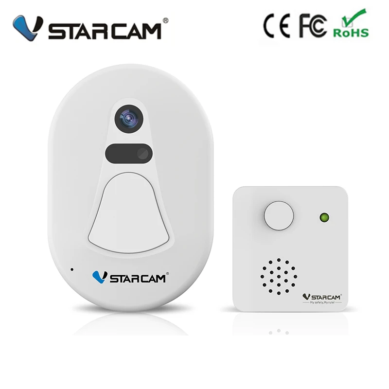 

Vstarcam wifi doorbell wireless door bell D1 wifi door Camera with chime taking photo of visitor sending to mobile phone