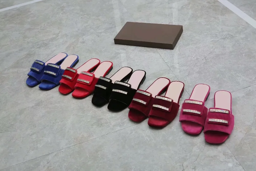 Dhl Envío De Cuero borgoña Sandalias rojo azul Mocasines Zapatillas señoras Mujeres púrpura Clásico Genuino Negro aa5xwrSpq