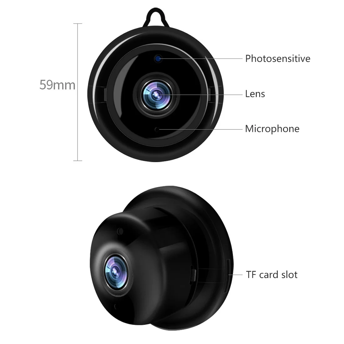 HD беспроводная wifi ip-камера 360 Eyes светильник ночного видения мобильный телефон удаленный голосовой домофон система безопасности