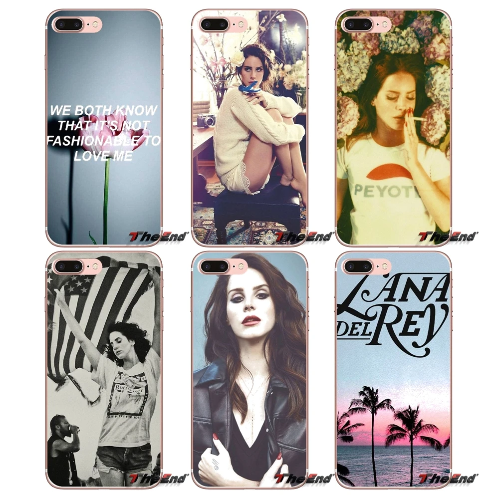 Lana Del Rey American Singer Girl Cover For Sony Xperia Z Z1 Z2 Z3 Z5 compact M2 M4 M5 E3 T3 XA Aqua LG G4 G5 G3 G2 Mini Capa | Мобильные