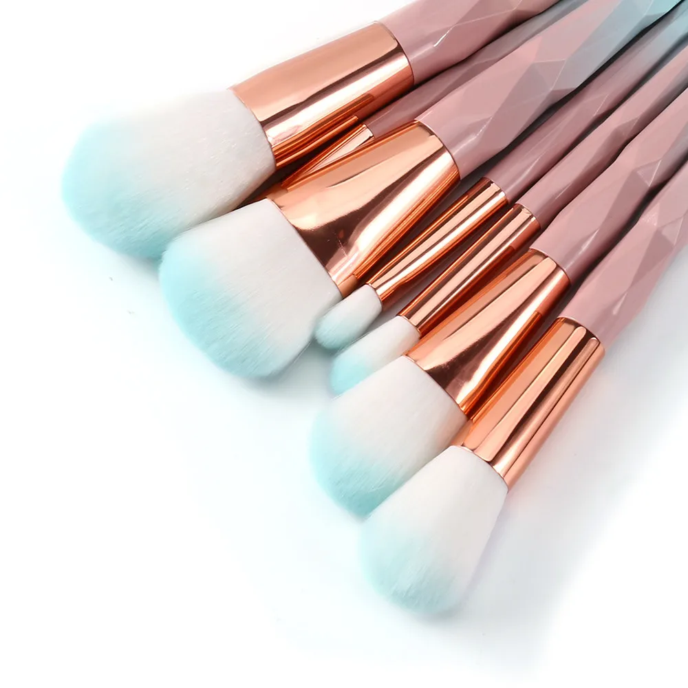 

Makeup Brushes set Professional with case 7PCS Make Up Foundation Eyebrow Eyeliner Blush Cosmetic Concealer 8W5