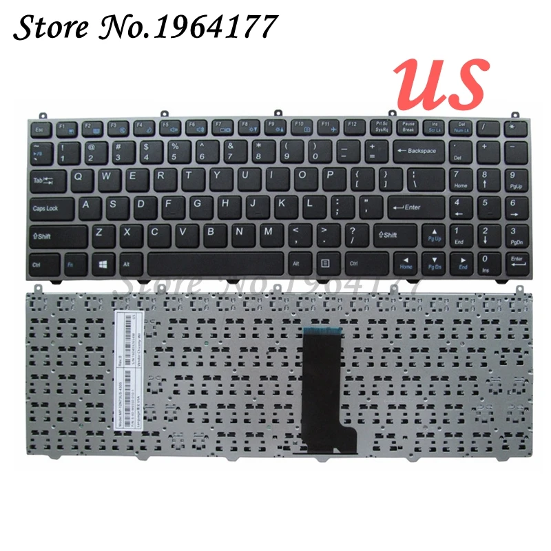 Английская клавиатура для HASEE K590C K650C K650D-I5 I7 D1 D2 K570N-I3 I5D1 I7D1 CLEVO W650ET W650 W650SR W650EH W655 |