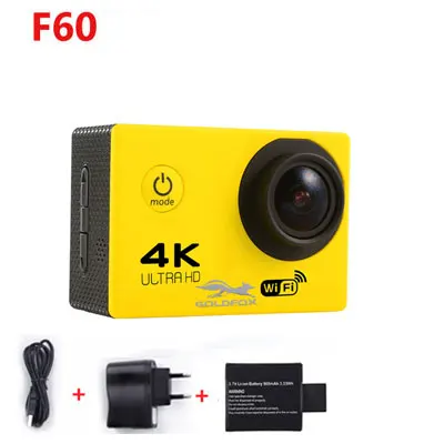 Спортивная Экшн камера с дистанционным управлением 4 K WIFI шлем видеокамера 16 МП 170