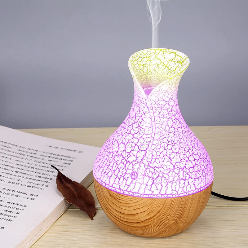 

Aroma Air Humidifier USB Essential Oil Diffuser Ultrasonic Cool Mist Maker Home Office Air Purifier Fogger 7 Color LED Light