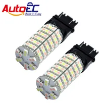 Autoec 20x T25 3157 1210 3528 120 SMD указатели поворота 293 3057 3057a 3057ll двойной Цвет розовый белый автомобиль светодиодная лампа 12 В# LE10