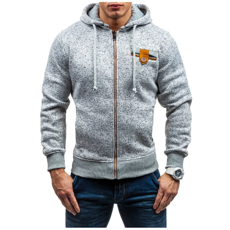 Hoodies Men 2018 High Quality Brand Male Hoodie Sweatshirt Mens Zipper