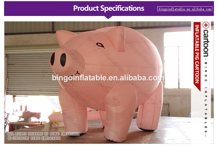 Индивидуальные декоративные 2 метра высокие гигантские надувные свиньи рекламные мультфильм Тип выдувные свиные реплики для игрушки для