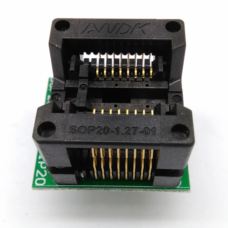 Программируемая розетка SOP16 SOIC16 SO16 к DIP16 шаг 1 27 мм ИС ширина тела 5 4 мил тестовый