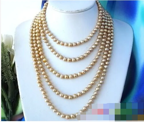 

~~ BJC 00185 GOLD ROUND FRESHWATER CULTURED PEARL NECKLACE Discount 35%