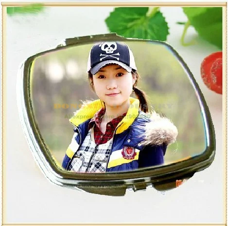

10pcs/lot Fillet Square Sublimation Customized Blank Makeup Mirror