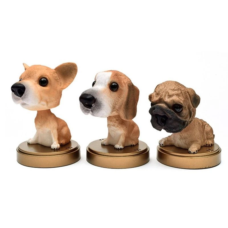 New Cute Nodding Dog Perfume Ornament Car Dashboard Decor Air Freshener Diffuser New