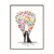 2020 New 60*80cm Multi Size DIY Wedding Fingerprint Tree Signature Guest Book Anniversary Unframed Canvas Painting Party Gift