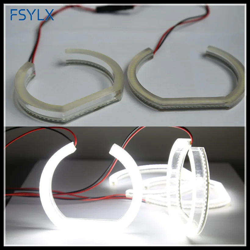FSYLX Crystal LED Angel eyes For BMW F30 F35 SMD LED angel eyes halo rings for F30 F35 Car SMD LED DRL headlight angel eyes FSYLX Crystal LED Angel eyes For BMW F30 F35 SMD LED angel eyes halo rings for F30 F35 Car SMD LED DRL headlight angel eyes