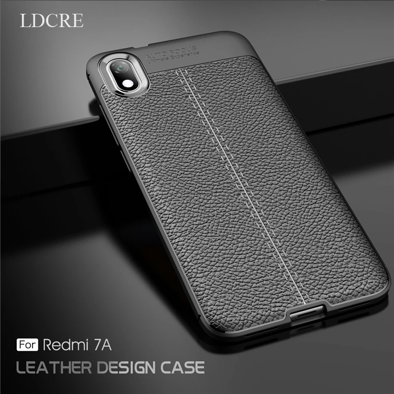 

For Xiaomi Redmi 7A Case Cover Silicone Shell Rubber Soft Back Bussiness Style TPU Phone Case For Redmi 7A Cover For Redmi 7A