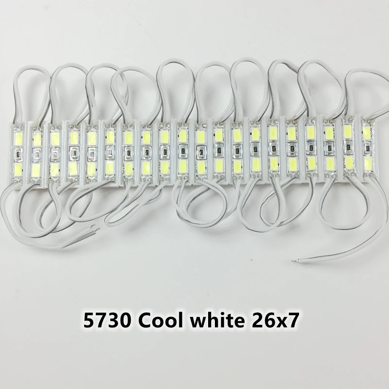 LED Module 2835 5730 5630 DC12V Waterproof Advertisement Design LED Modules Super Bright Lighting 20PCS/Lot