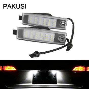 

PAKUSI Car LED License Plate Lights 12V White SMD3528 LED Lamp Bulb Kit car-styling For Toyota Rav4 Vanguard ACA33W HIACE 200