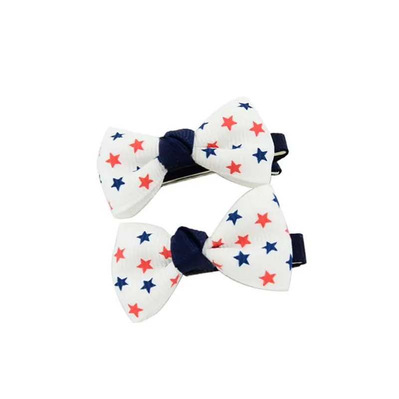 Baby Hairgrips Colorful Dots Ribbon Bow Hair Clip Floral Candy Hairpin Plaid Barrettes Bows Hair Accessories Headwear  (1)