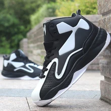 Мужская дышащая Баскетбольная обувь унисекс, спортивные уличные кроссовки, амортизирующие кроссовки для баскетбола, кроссовки с высоким берцем, дышащая Спортивная обувь