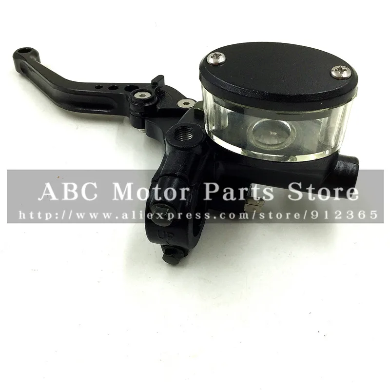 Black Hydraulic Clutch Lever for motorcycle motocross With Mirror