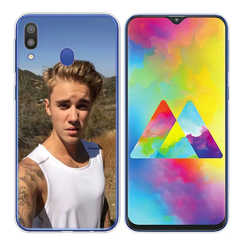 Transparent Soft Silicone Phone Case Justin bieber for Samsung Galaxy S10 S10e S10 Plus S10+ M10 M20 Cover