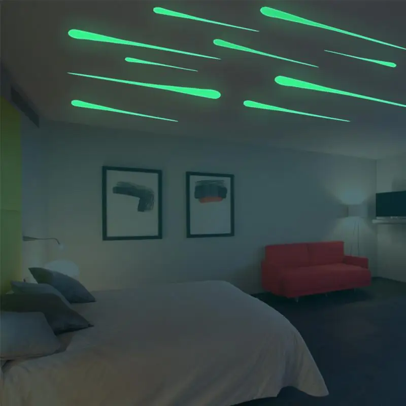 DIY Fluorescent Luminous Corridor Ceiling Wall Sticker Home Decor Glow