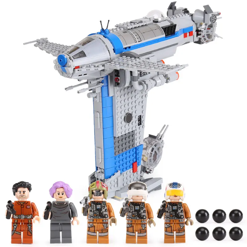 Lepin 05129 Episode Viii Resistance Bomber Star Series Plan Building
