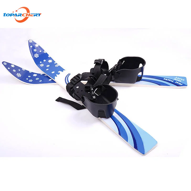 Children Ski Board Snowboarding Sled Sleigh Binding & Ski Pole for Kids Skiing Snowboard Children Ski Board Snowboarding Sled Sleigh Binding & Ski Pole for Kids Skiing Snowboard