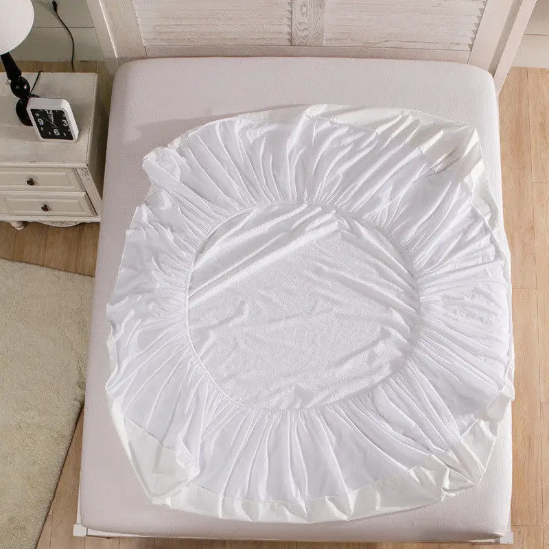Водонепроницаемый матрас для кровати, защитный чехол, простыня для матраса, дышащий, анти-пыль, гипоаллергенное, глубокое постельное белье