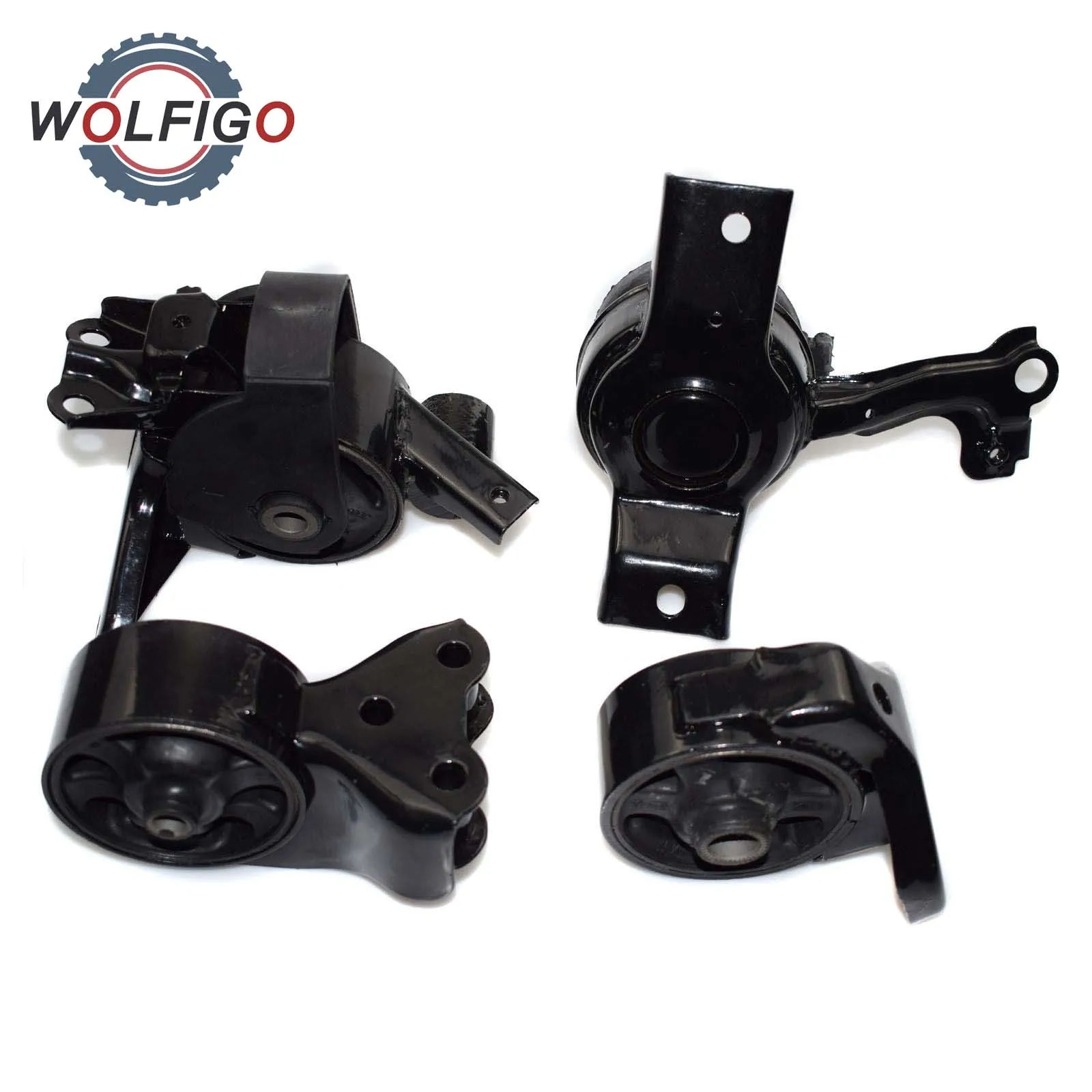 WOLFIGO New 4Pcs Set Engine Motor & Transmission Mount Auto 21930 2D101