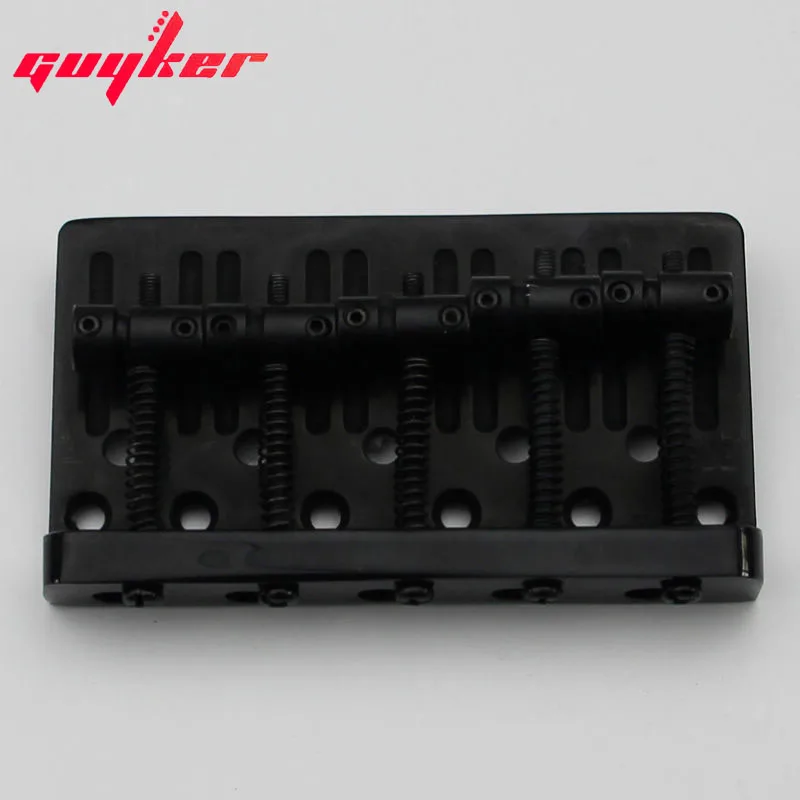 

5 string black bass bridge tailpiece 17mm spacing BB110