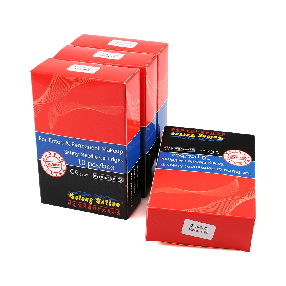 

New Stigma Disposable Needle Cartridge for Tattoo Pen Machine RL RS F M1 M2 RM 10Pcs/lot