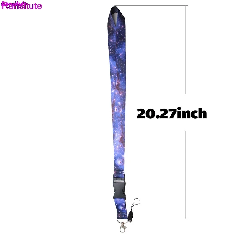 Ransitute Звездный цветной ремешок для мобильного телефона с шейным шнурком Ключ ID карта Мобильный телефон USB кронштейн ремешок лента