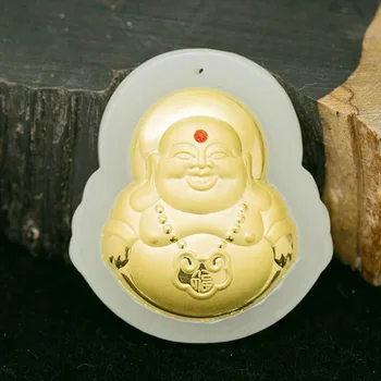 

Only For Jewel New Design Discount Jade Pendants carved buddha For Men Women Fashion Jewelry necklaces & pendants