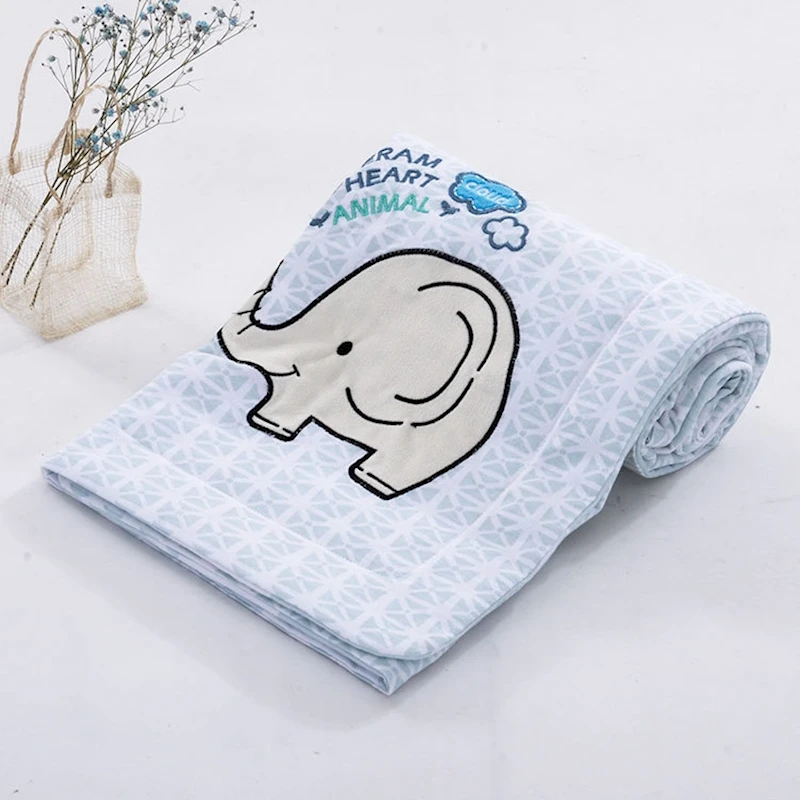 Cotton Baby Blanket For Newborns Muslin Swaddle For Infant Baby Bedding Sheet Play Mat For Kids