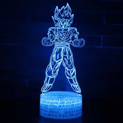 Dragon Ball лава лампа ночник светодио дный креативный подарок Lamparas настольная лампа Usb светодио дный Сенсор 7 цветов Light Touch детские игрушка