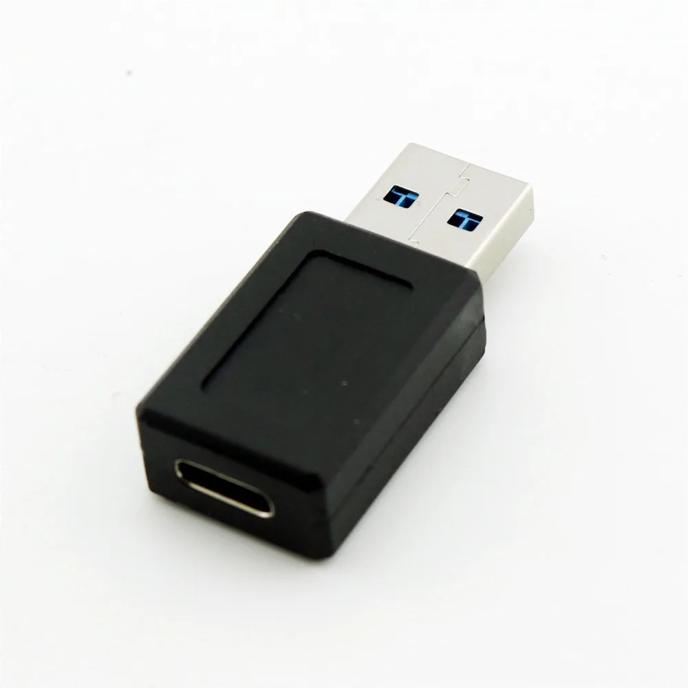 1х Портативный USB 3,0 A штекер к USB 3,1 тип-c Женский адаптер для передачи данных разъем для мужчин и женщин конвертер