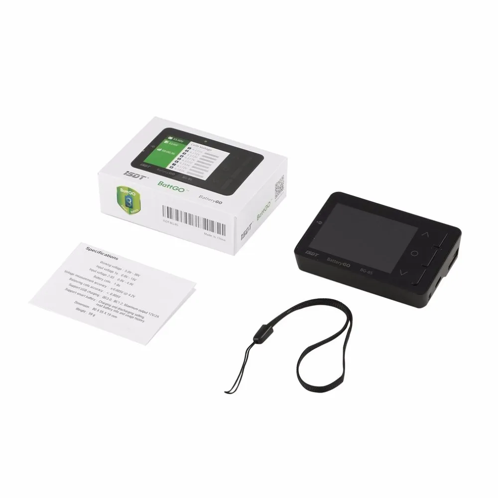 

ISDT BG-8S Inteligent Battery Display Smart Battery for Checker Balancer Receiver Signal Tester For BattGO Technology