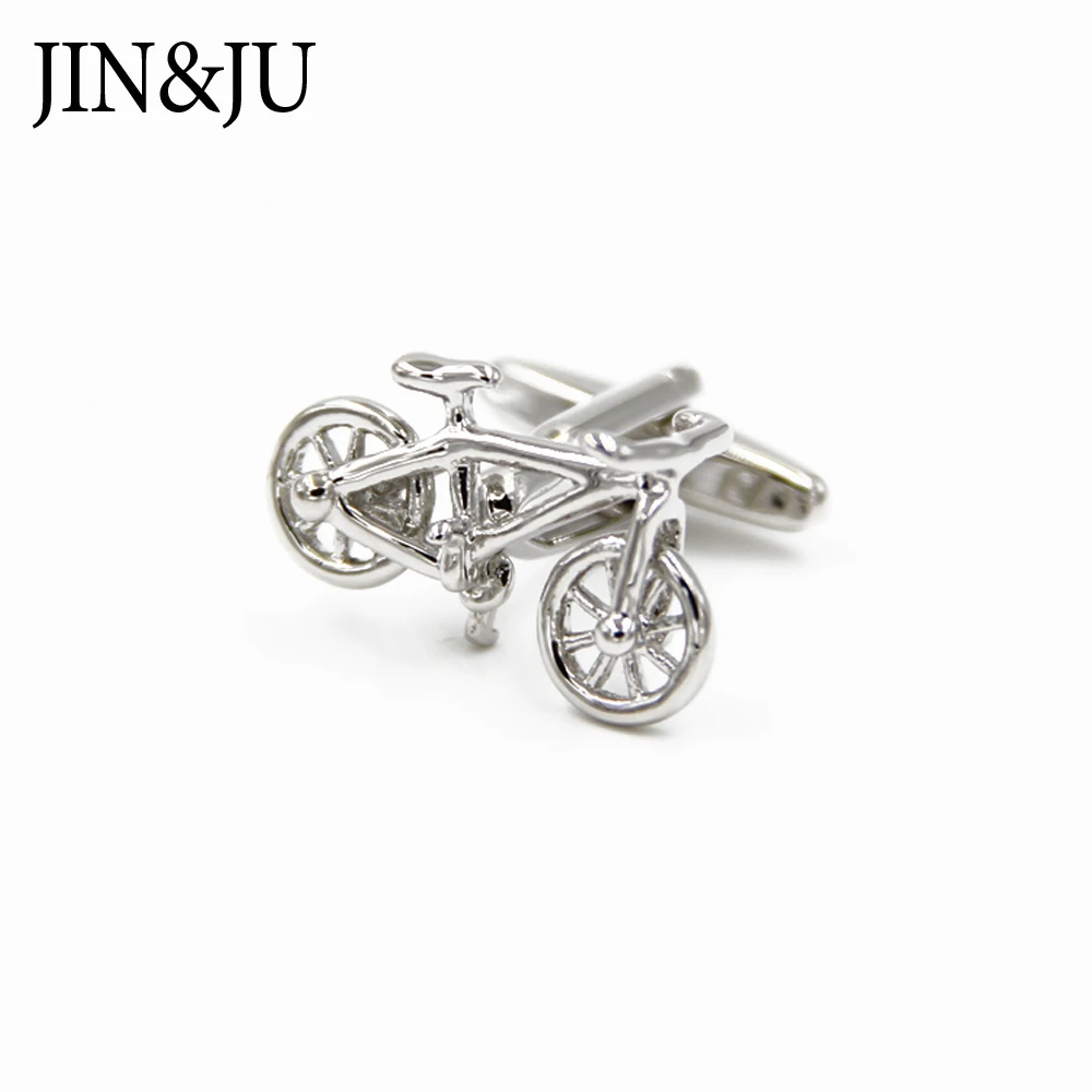 JIN & JU мужские ювелирные изделия хит продаж запонки для велосипедного дизайна