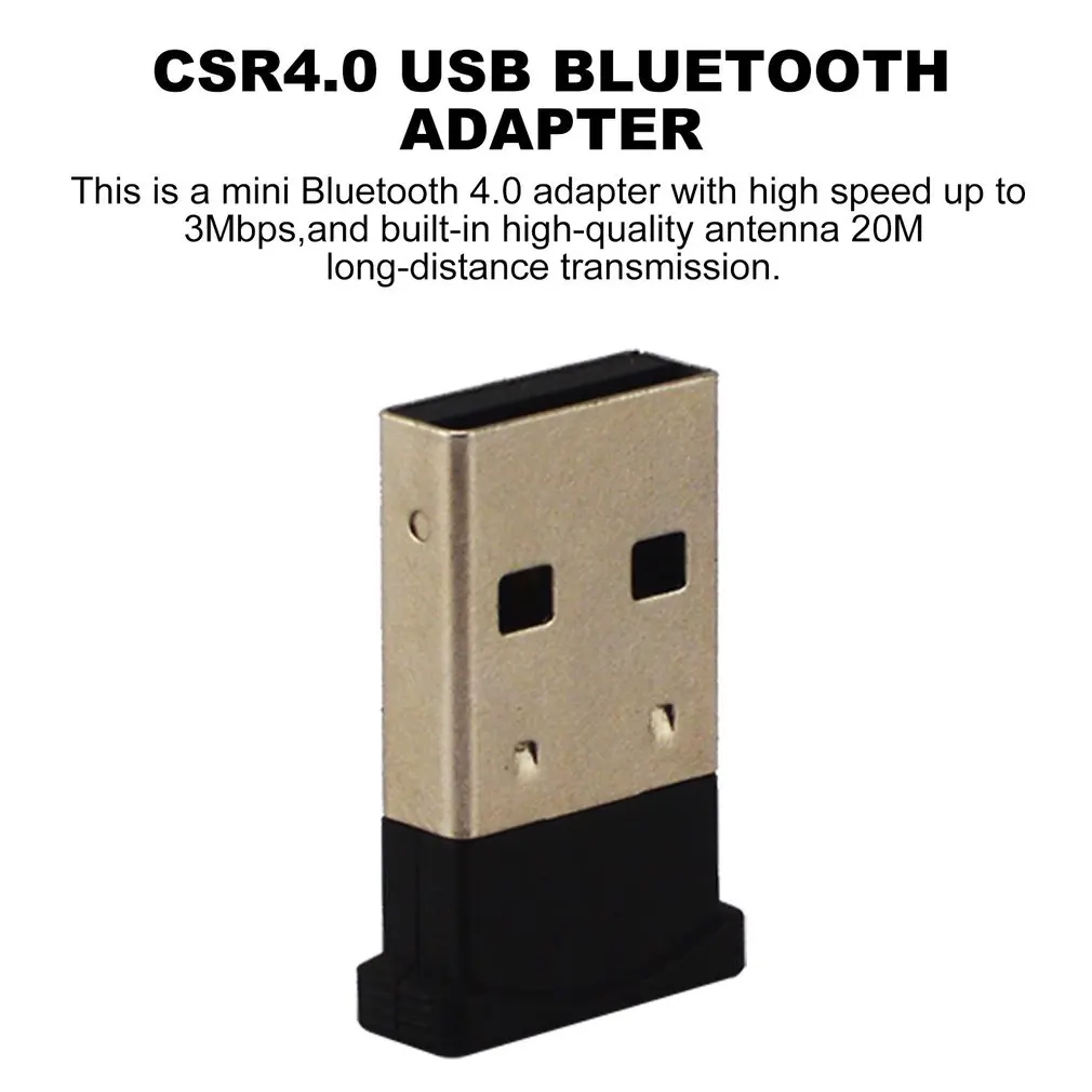 CSR4.0 USB Bluetooth адаптер 4 0 Dongle Беспроводной музыкальный звуковой приемник передатчик