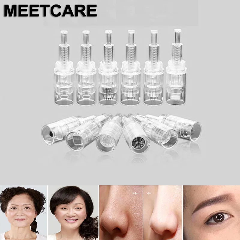 

1/3/5/7/9/12/24/36/42 Pin Nano Miconeedle for Spiral Cartridge Microneedling Pen Eyebrow Eyeliner Tattoo Micro Needle Nano Tips